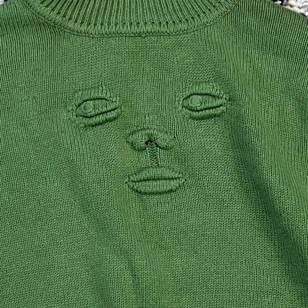 Fashion Brand Company Face Sweater Lime Green S